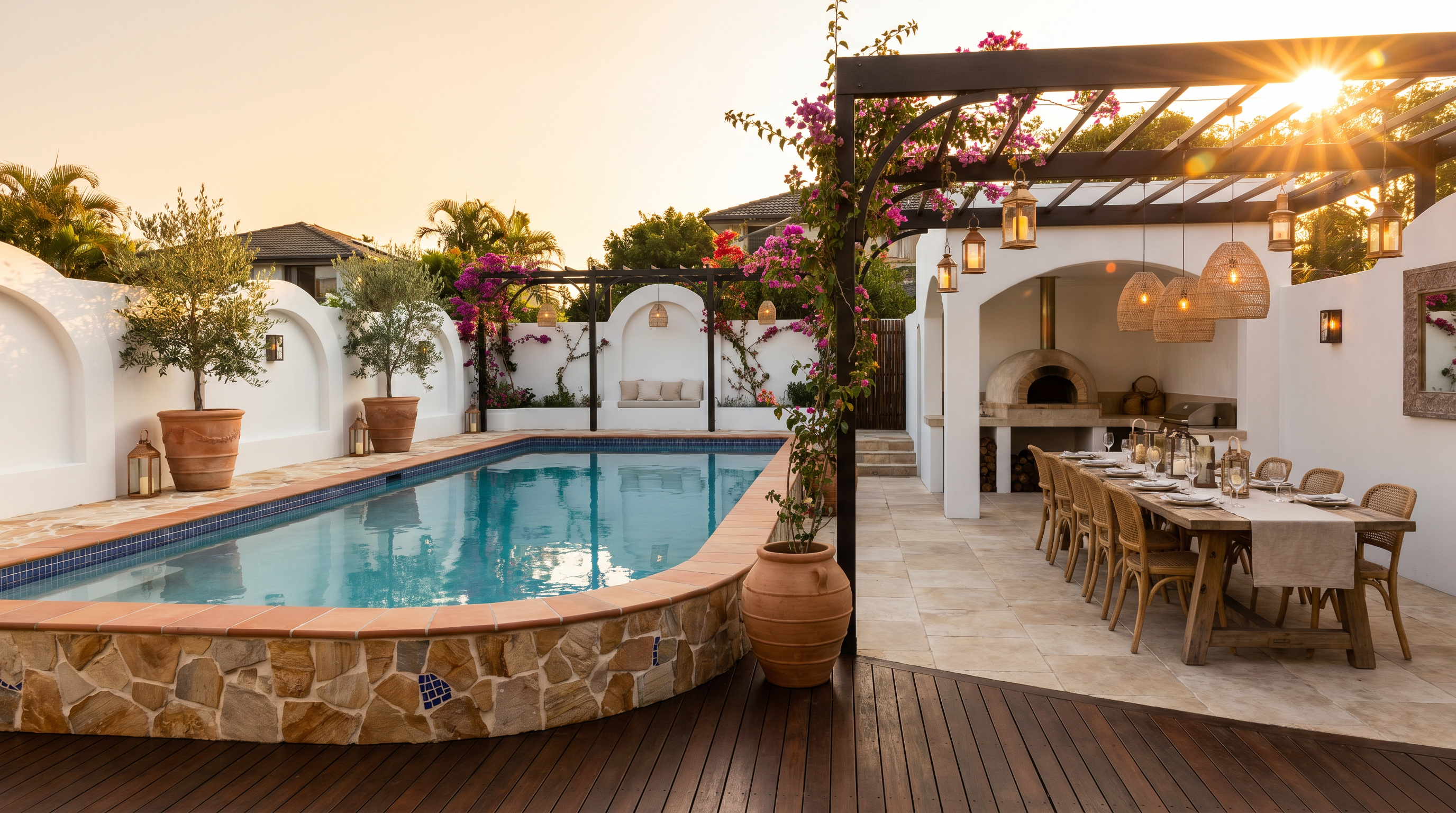 Mediterranean Resort Yard archetype